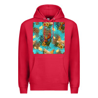 Cardinal poultry animals seamless pattern Premium Hoodie - HRA Design Shop