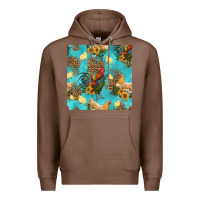 Chestnut poultry animals seamless pattern Premium Hoodie - HRA Design Shop