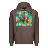 Coffee poultry animals seamless pattern Premium Hoodie - HRA Design Shop