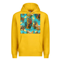 Lemon poultry animals seamless pattern Premium Hoodie - HRA Design Shop