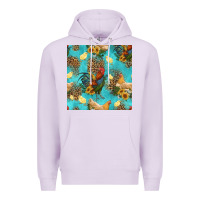 Lilac poultry animals seamless pattern Premium Hoodie - HRA Design Shop