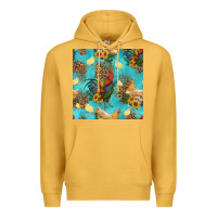 Mustard poultry animals seamless pattern Premium Hoodie - HRA Design Shop