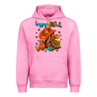 Fuchsia Pink happy fall y'all  cowgirl Urban Hoodie - AdoDesignShop