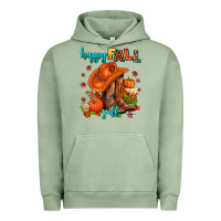Pigment Oil Green happy fall y'all  cowgirl Urban Hoodie - AdoDesignShop