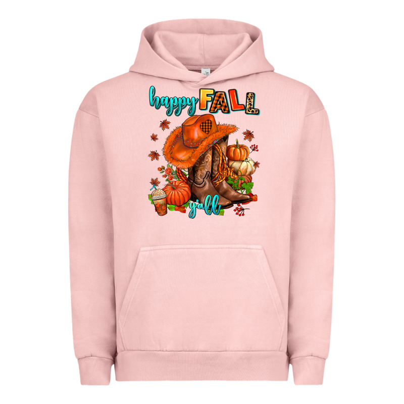 Happy Fall Y'all  Cowgirl Urban Hoodie by AdoDesignShop | Teevron