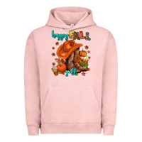 Pigment Salmon happy fall y'all  cowgirl Urban Hoodie - AdoDesignShop