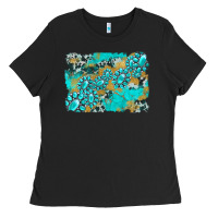 Gemstone Cowhide Glitter Background Ladies Tee | Teevron