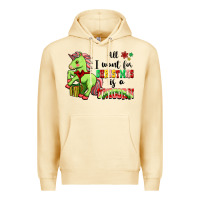 Pina Colada All I Want For Christmas Is A Unicorn Premium Hoodie - FaDigitalArtStudio