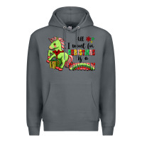 Rock All I Want For Christmas Is A Unicorn Premium Hoodie - FaDigitalArtStudio
