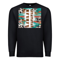 Black customized mama Premium Sweatshirt - RanaPortraitStore