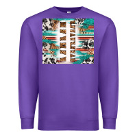 Purple customized mama Premium Sweatshirt - RanaPortraitStore