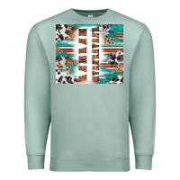 Seafoam customized mama Premium Sweatshirt - RanaPortraitStore