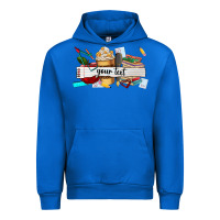 Cobalt costomized teachers name Urban Hoodie - AdoDesignShop