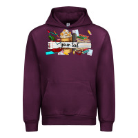 Mauve Wine costomized teachers name Urban Hoodie - AdoDesignShop