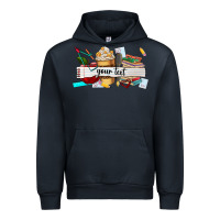 Navy costomized teachers name Urban Hoodie - AdoDesignShop