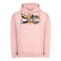 Pigment Salmon costomized teachers name Urban Hoodie - AdoDesignShop