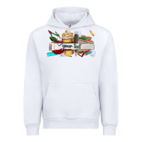 White costomized teachers name Urban Hoodie - AdoDesignShop