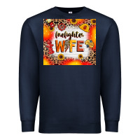Navy firefighter wife Premium Sweatshirt - RanaPortraitStore