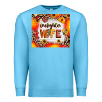 Ocean Blue firefighter wife Premium Sweatshirt - RanaPortraitStore
