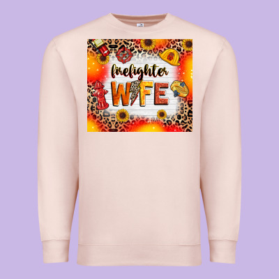 Premium Sweatshirt firefighter wife