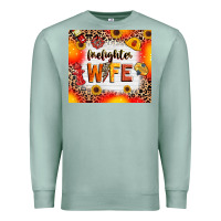 Seafoam firefighter wife Premium Sweatshirt - RanaPortraitStore