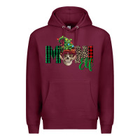 Burgundy Boy Mini Elf Skull Premium Hoodie - FaDigitalArtStudio