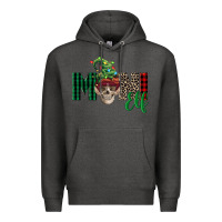 Charcoal Heather Boy Mini Elf Skull Premium Hoodie - FaDigitalArtStudio