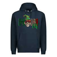 Navy Boy Mini Elf Skull Premium Hoodie - FaDigitalArtStudio