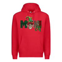 Red Boy Mini Elf Skull Premium Hoodie - FaDigitalArtStudio