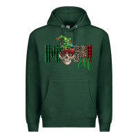Sports Green Boy Mini Elf Skull Premium Hoodie - FaDigitalArtStudio