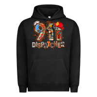 Pigment Black 911 dispatcher Urban Hoodie - AdoDesignShop