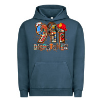 Pigment Midnight Navy 911 dispatcher Urban Hoodie - AdoDesignShop