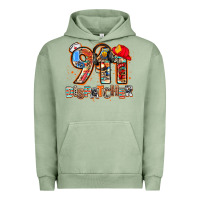 Pigment Oil Green 911 dispatcher Urban Hoodie - AdoDesignShop