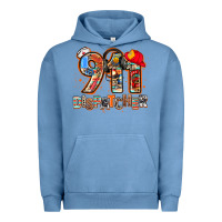 Pigment Pebble Blue 911 dispatcher Urban Hoodie - AdoDesignShop