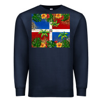 Navy dominican republic Premium Sweatshirt - RanaPortraitStore