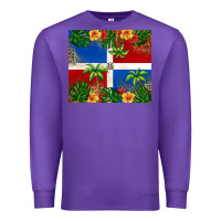 Purple dominican republic Premium Sweatshirt - RanaPortraitStore