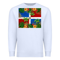 White dominican republic Premium Sweatshirt - RanaPortraitStore
