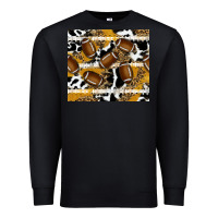 Black football Premium Sweatshirt - RanaPortraitStore