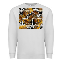 Dove Grey football Premium Sweatshirt - RanaPortraitStore