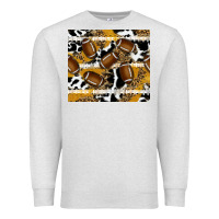 Oatmeal Heather football Premium Sweatshirt - RanaPortraitStore