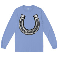 Colony Blue horseshoe Long Sleeve Tee - BarkalooDesign