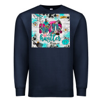 Navy hair hustler Premium Sweatshirt - RanaPortraitStore