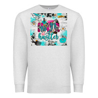 Oatmeal Heather hair hustler Premium Sweatshirt - RanaPortraitStore