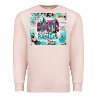 Pale Pink hair hustler Premium Sweatshirt - RanaPortraitStore