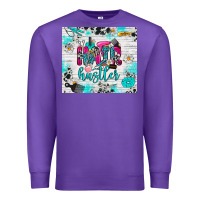 Purple hair hustler Premium Sweatshirt - RanaPortraitStore