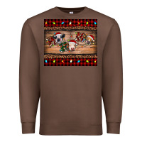 Chestnut hohoho christmas cows Premium Sweatshirt - RanaPortraitStore