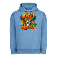 Pigment Pebble Blue desert mama   leopard Urban Hoodie - AdoDesignShop