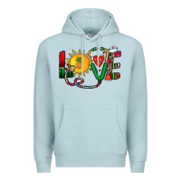 Blue Mist summer nurse Premium Hoodie - CowhideDigitalArt