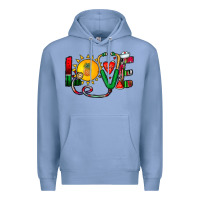Colony Blue summer nurse Premium Hoodie - CowhideDigitalArt