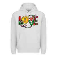 Dove Grey summer nurse Premium Hoodie - CowhideDigitalArt